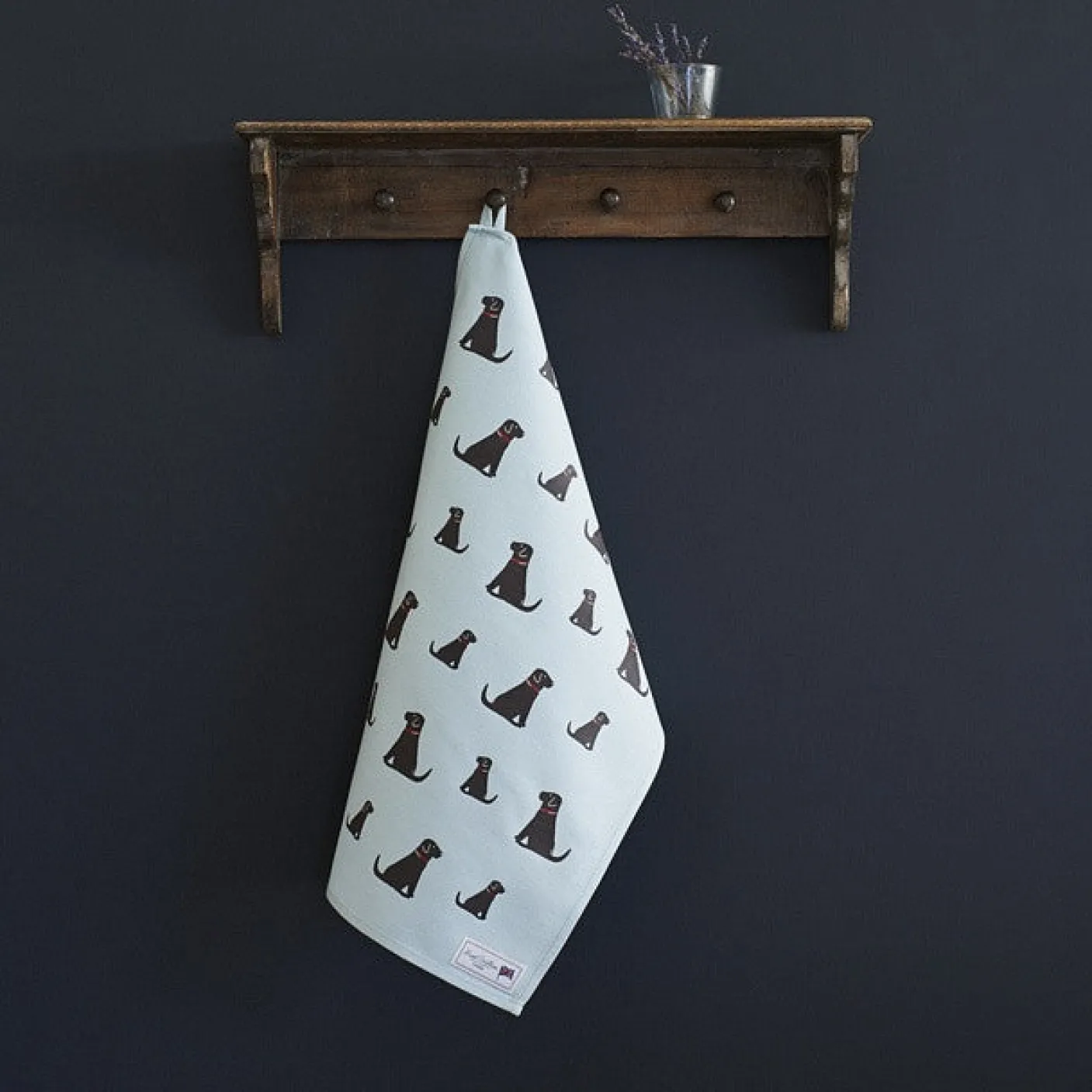 Chocolate Labrador Tea Towel