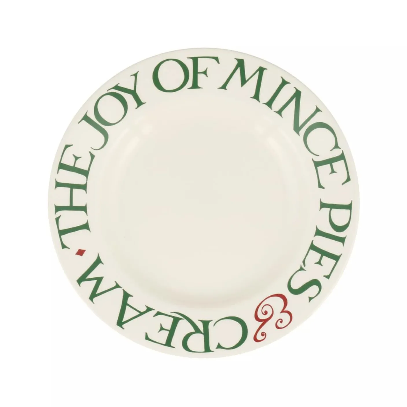 Christmas Toast Joy of Mince Pies 8 1/2 inch plate