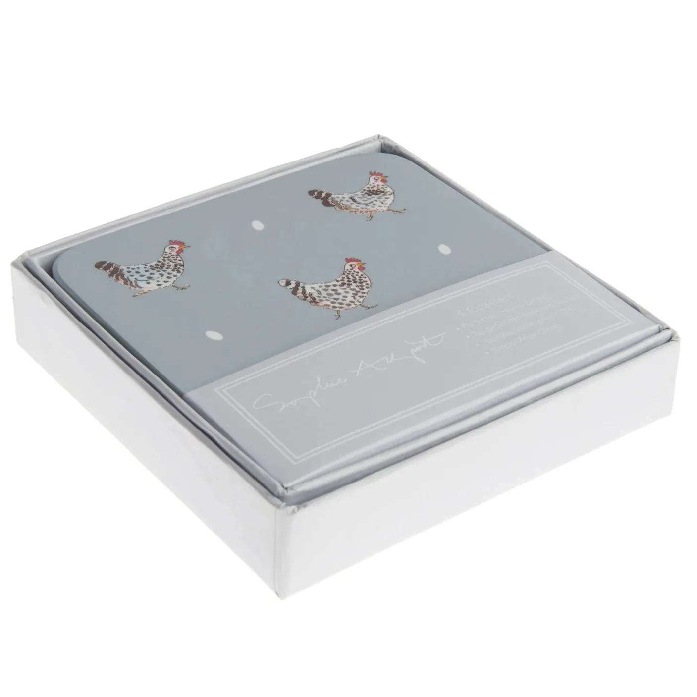 Chicken Coasters- Set of 4