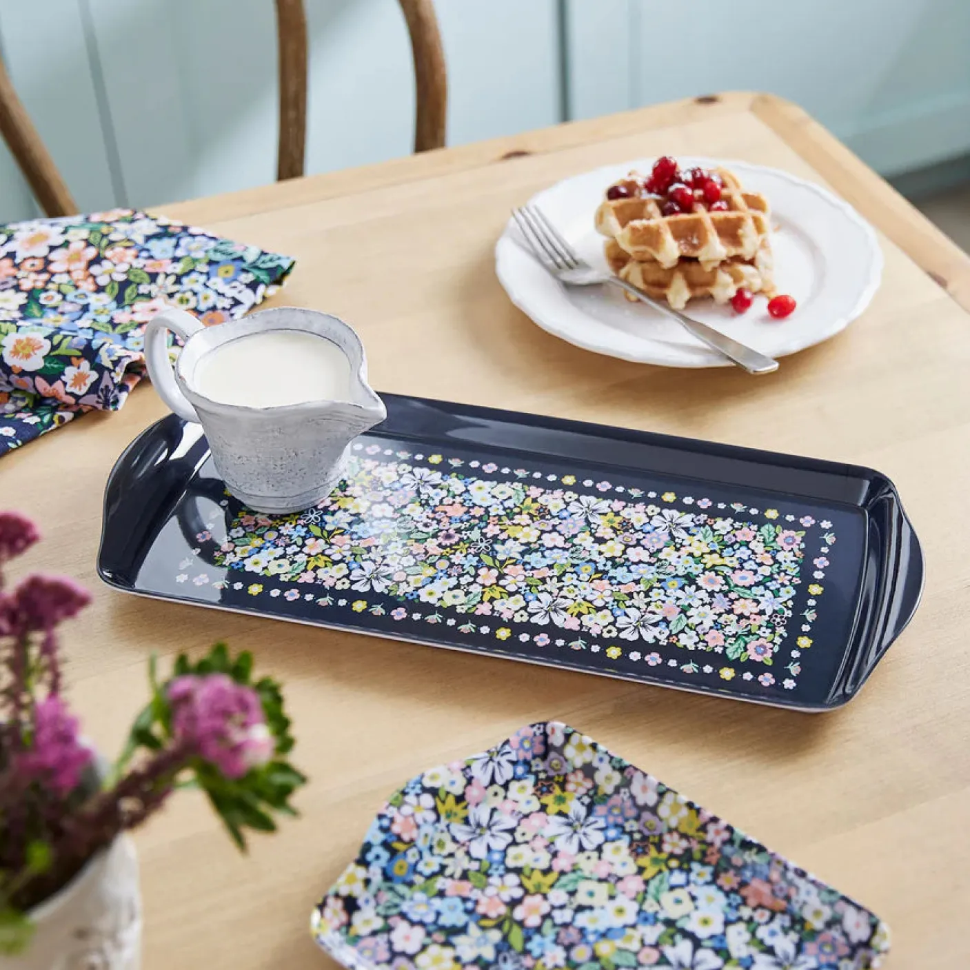 Confetti Floral Sandwich Tray