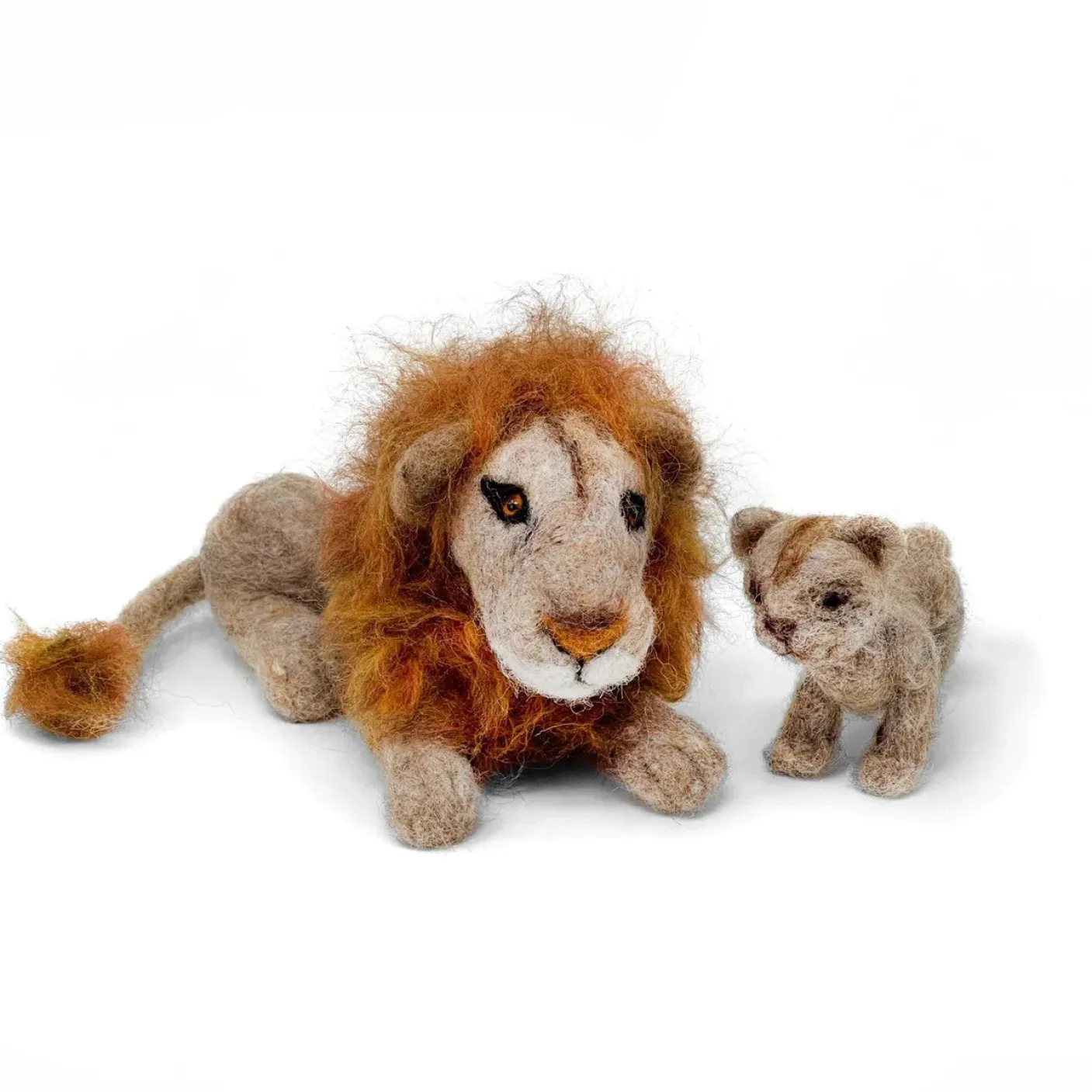 Lion & Cub Needle Felting Craft Kit