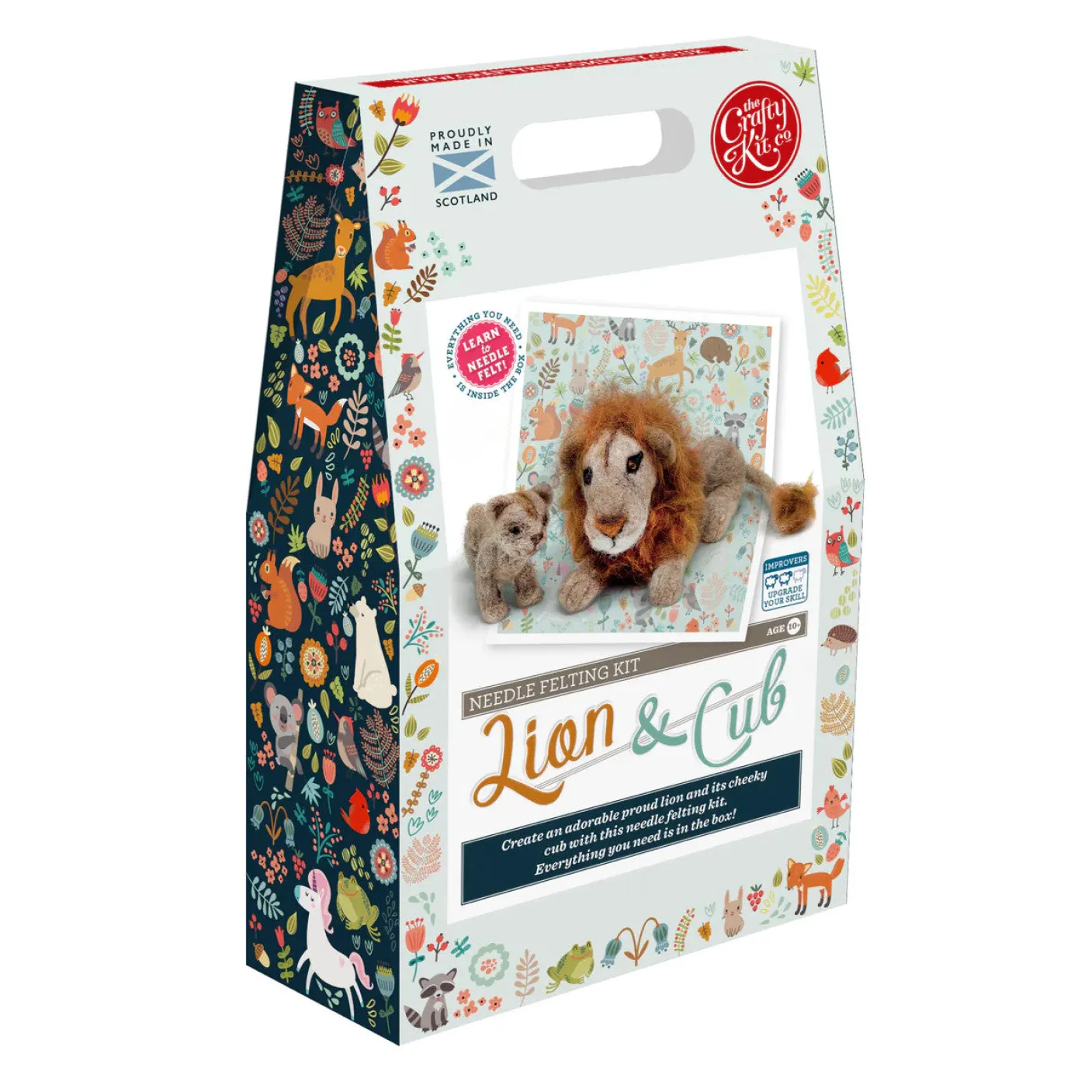 Lion & Cub Needle Felting Craft Kit
