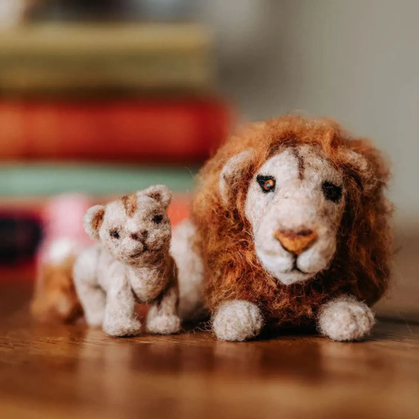 Lion & Cub Needle Felting Craft Kit