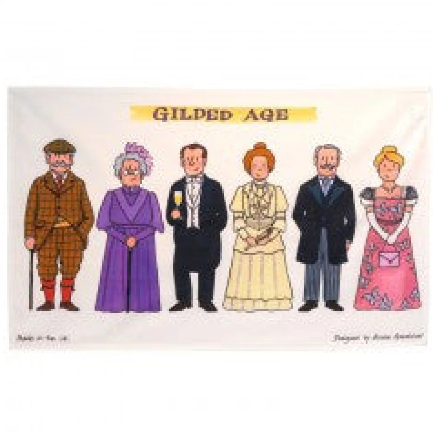 The Gilded Age Tea Towel
