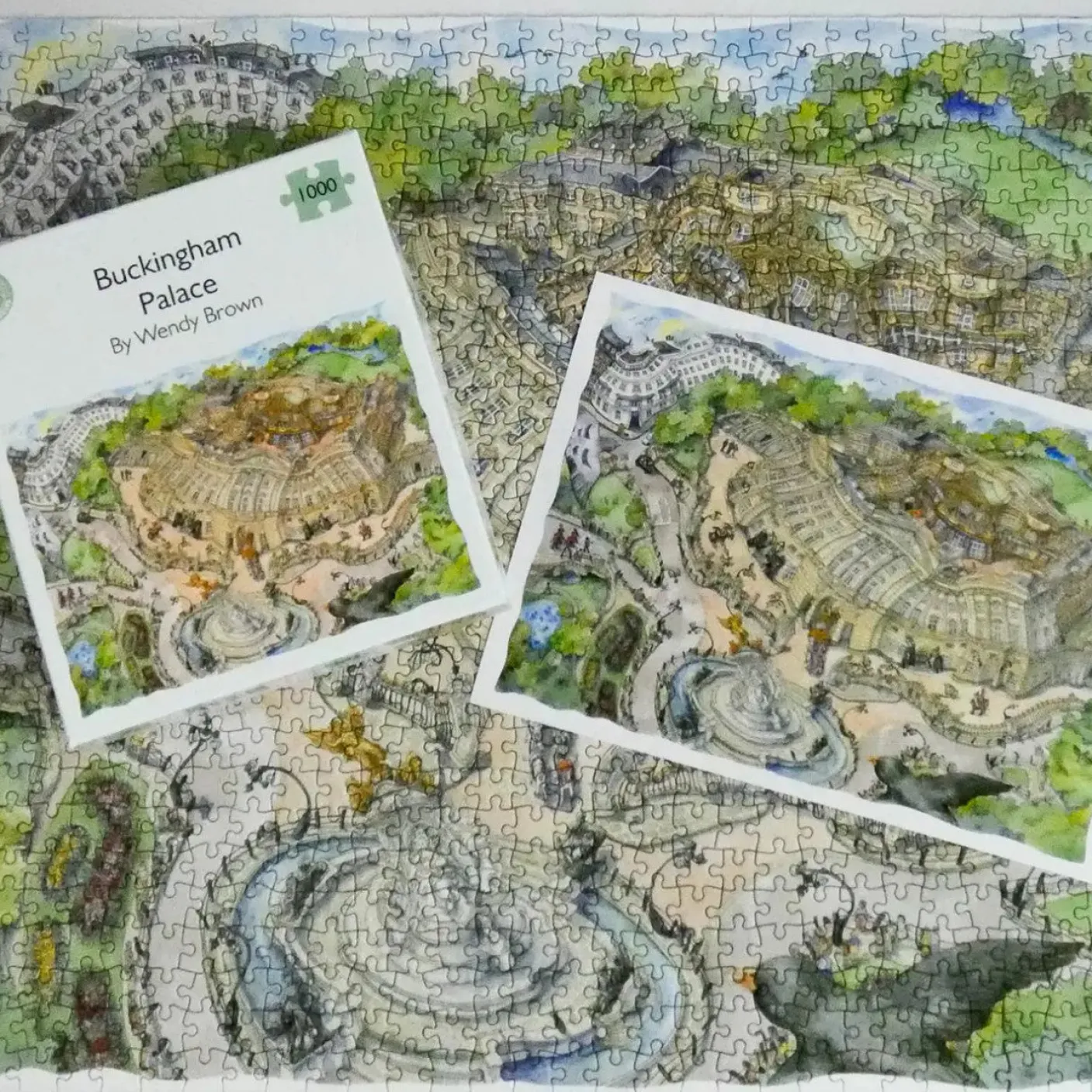 Buckingham Palace by Wendy Brown 1000 Piece Jigsaw Puzzle