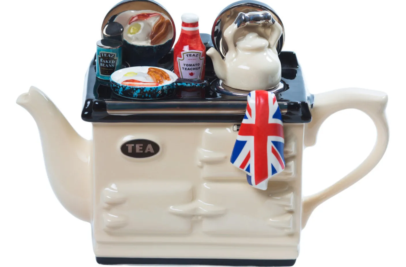 English Breakfast Large Aga Teapot - Cream