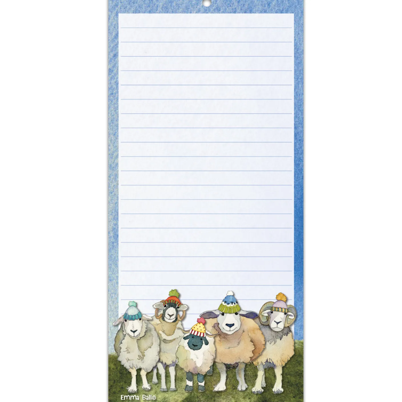 Happy Sheep in Hats Lined Magnetic Pad
