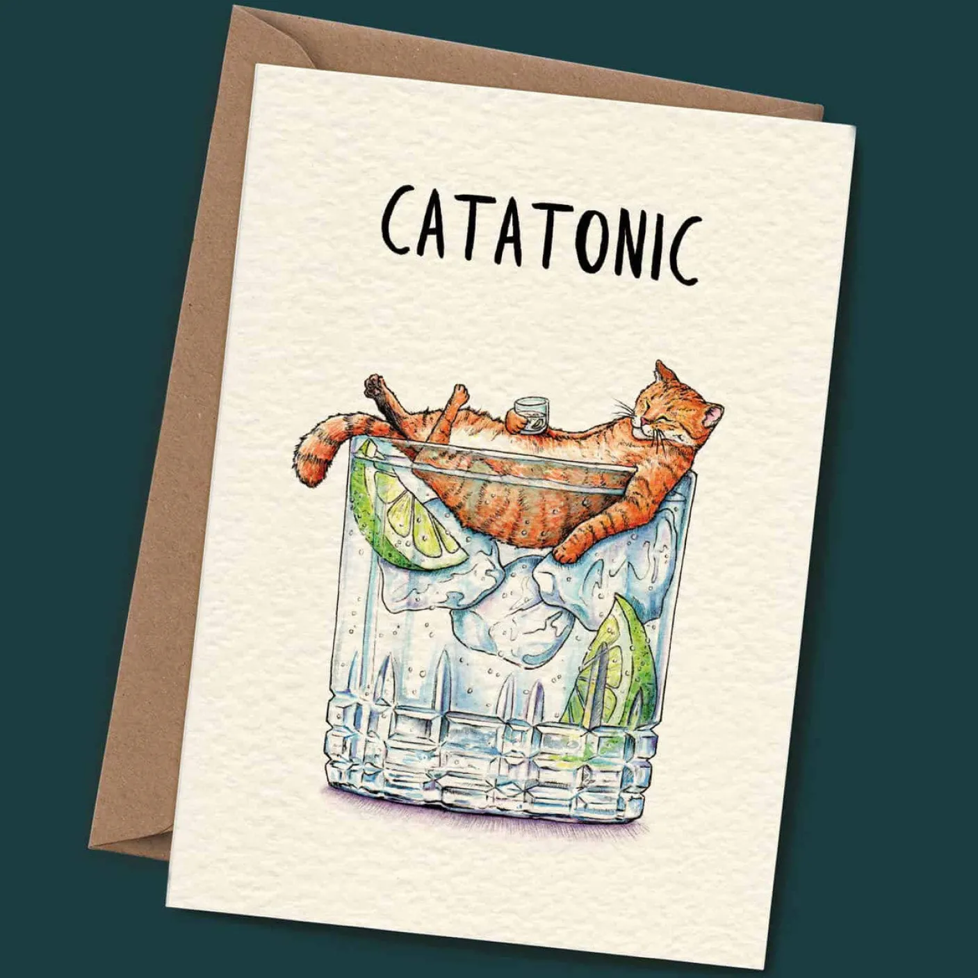 Catatonic Greetings Card