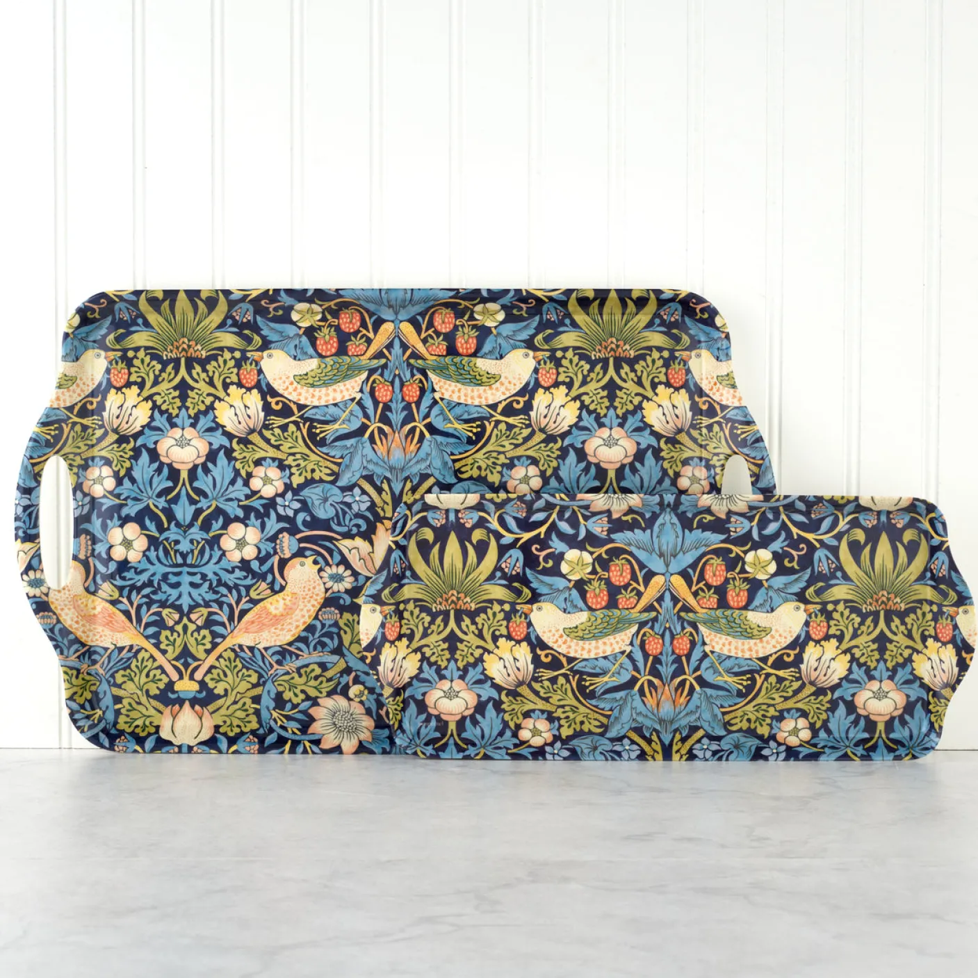 Pimpernel Strawberry Thief Blue Melamine Sandwich Tray