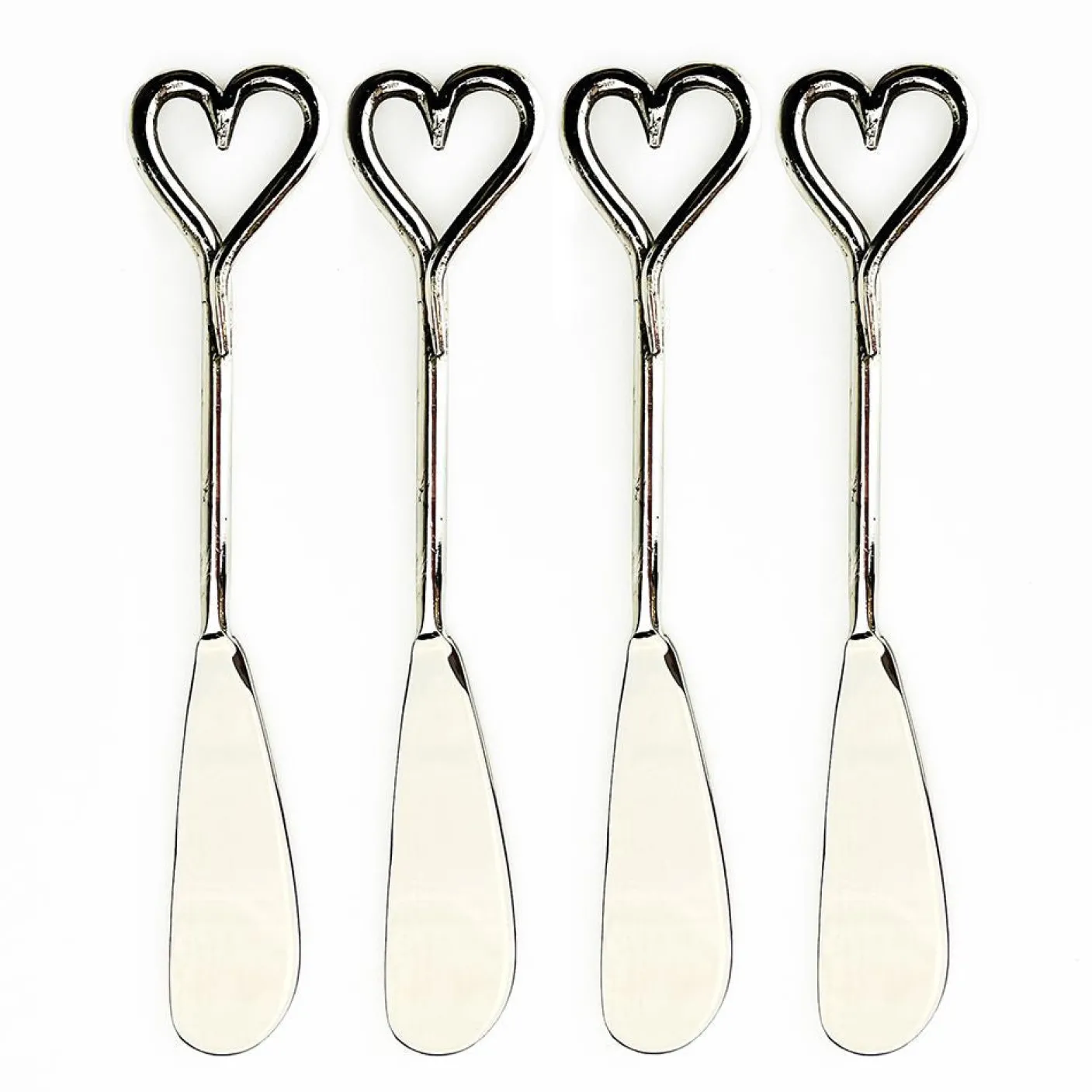 Love Heart Butter Knives Set of 4