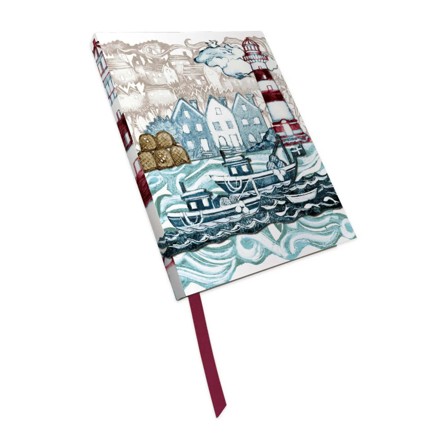 Fishing Village Bound Notebook