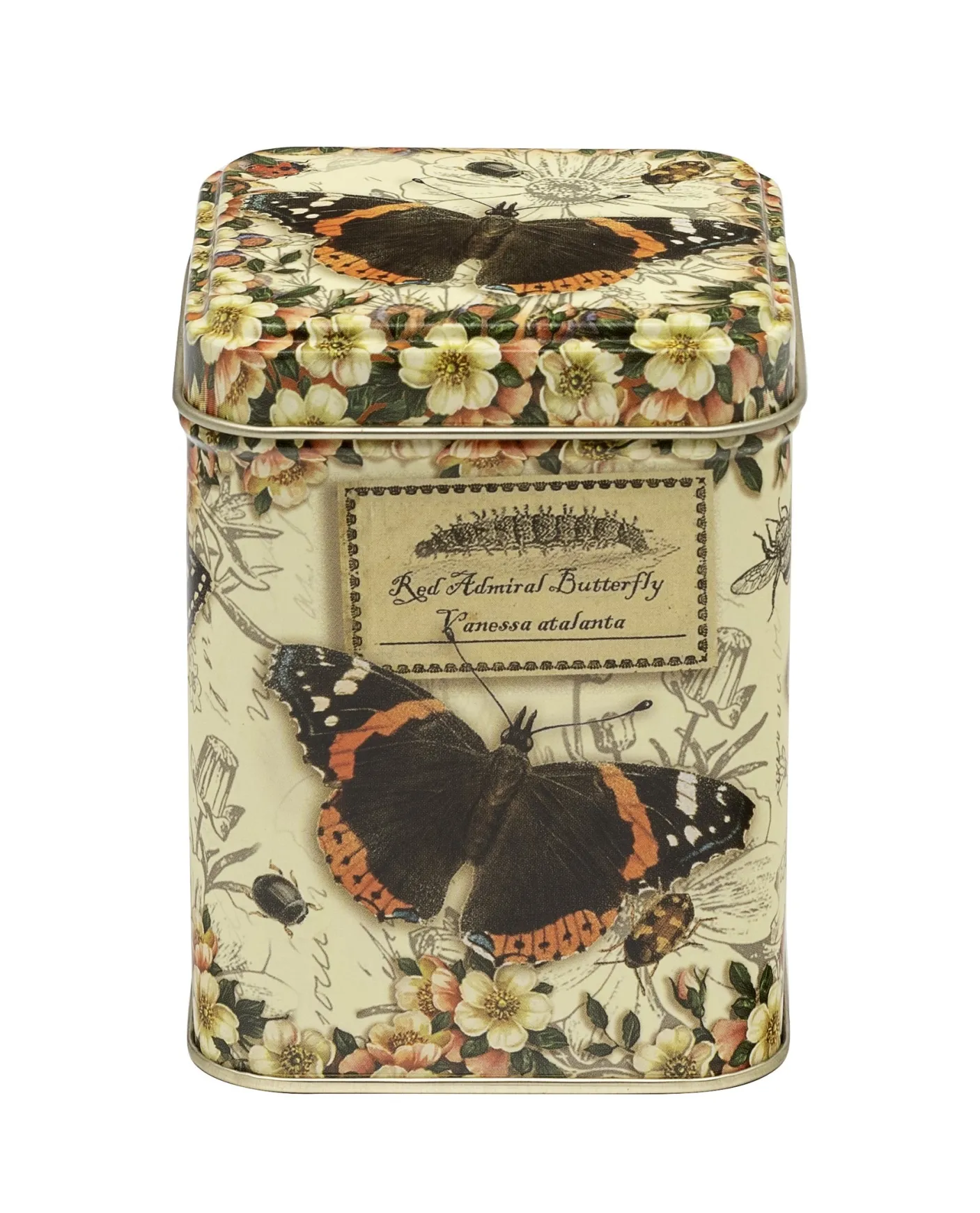 Nostalgia Vintage Butterflies Mini Tea Tin