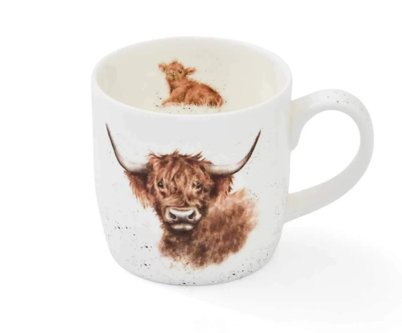 Highland Coo Small Bone China Mug (11oz)
