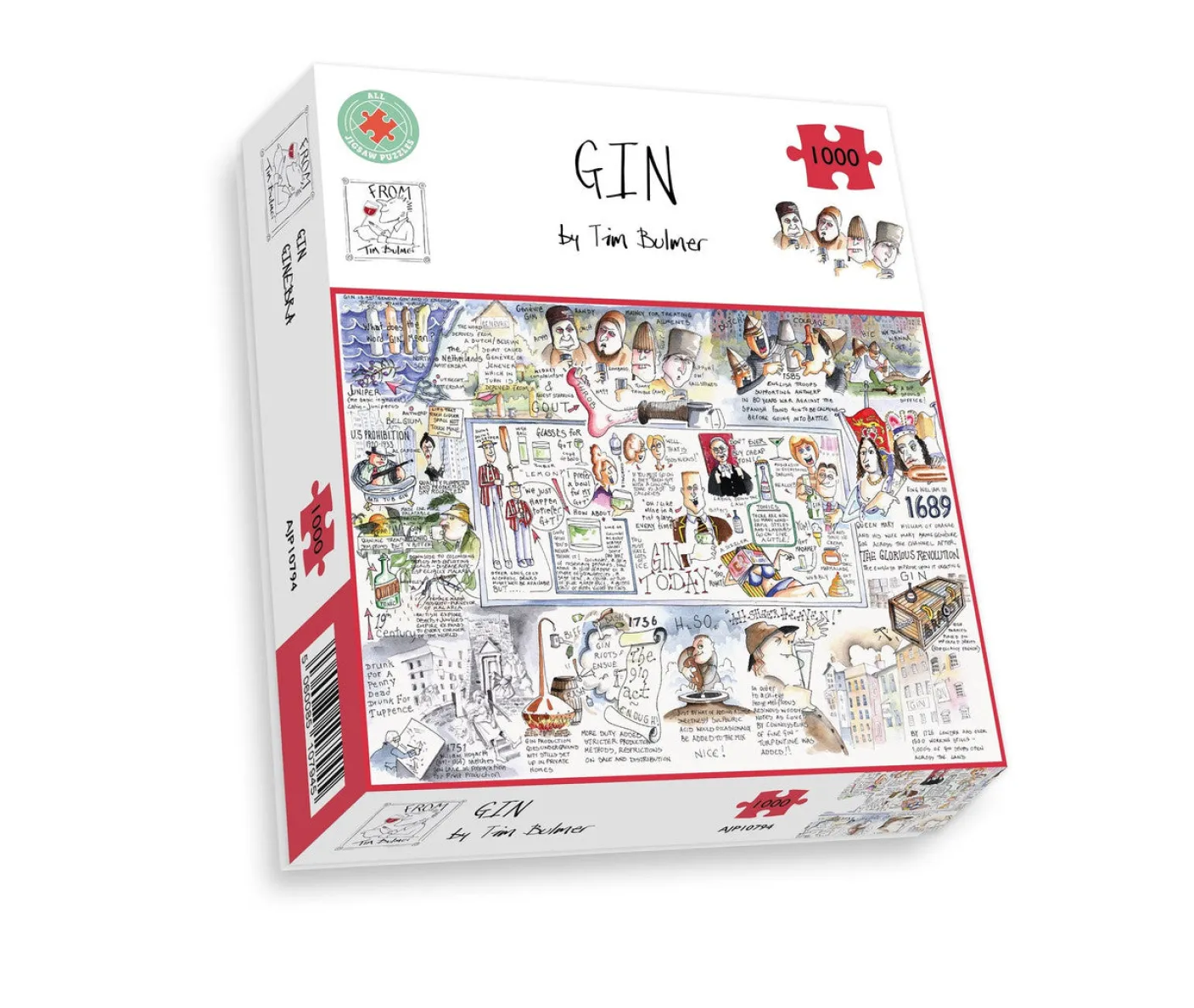 Gin 1000 Piece Jigsaw Puzzle
