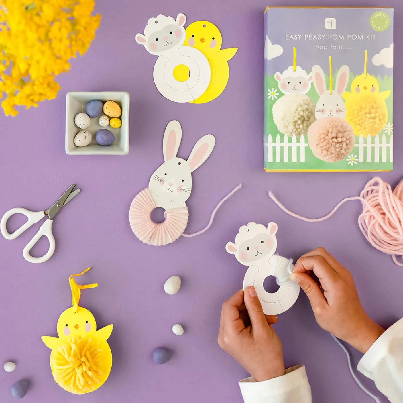Easy Peasy Spring Pom Pom Kit