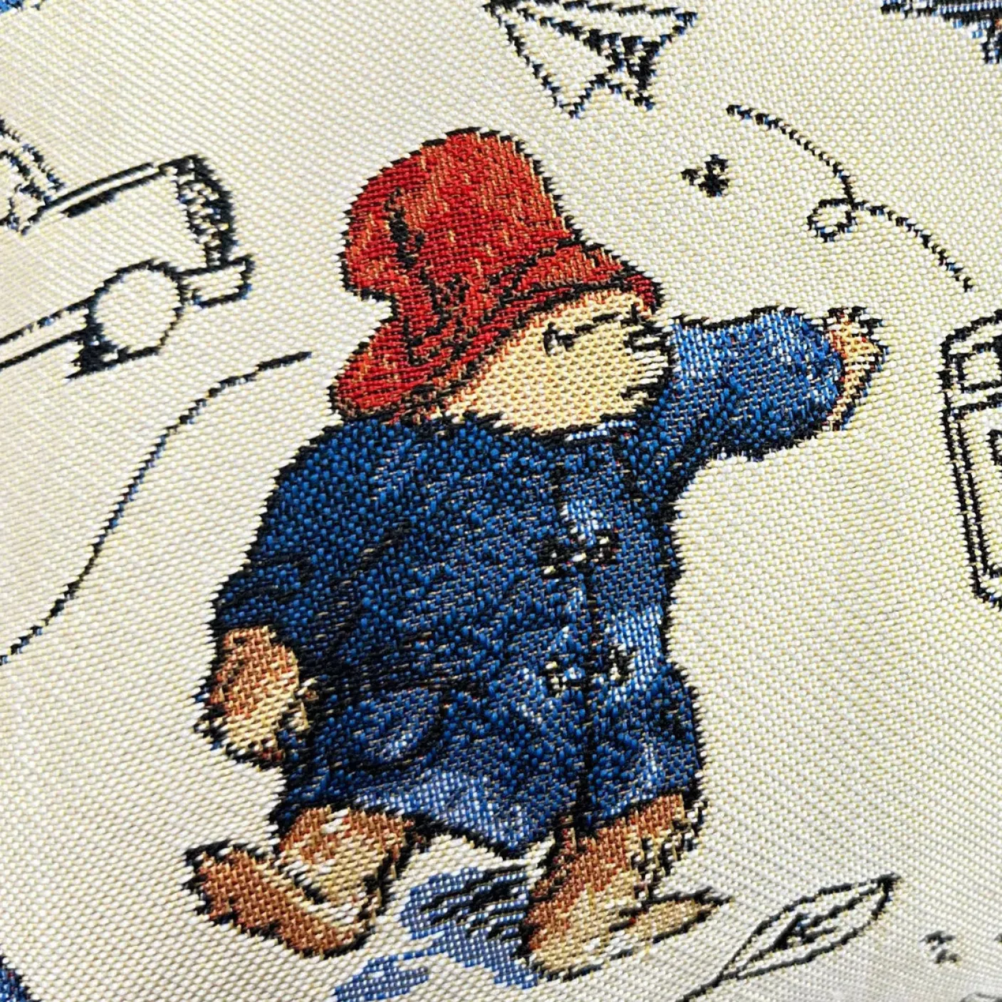 Paddington Bear Tapestry Pillow