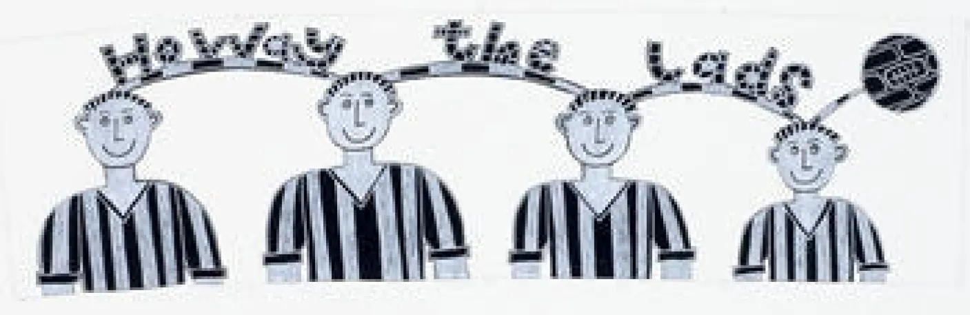 Howay the Lads Mug by Moorland Pottery