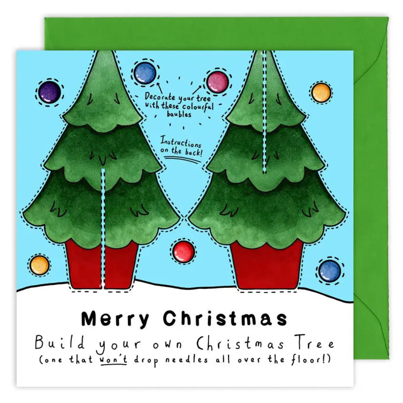 Make Your Own Christmas Tree Card