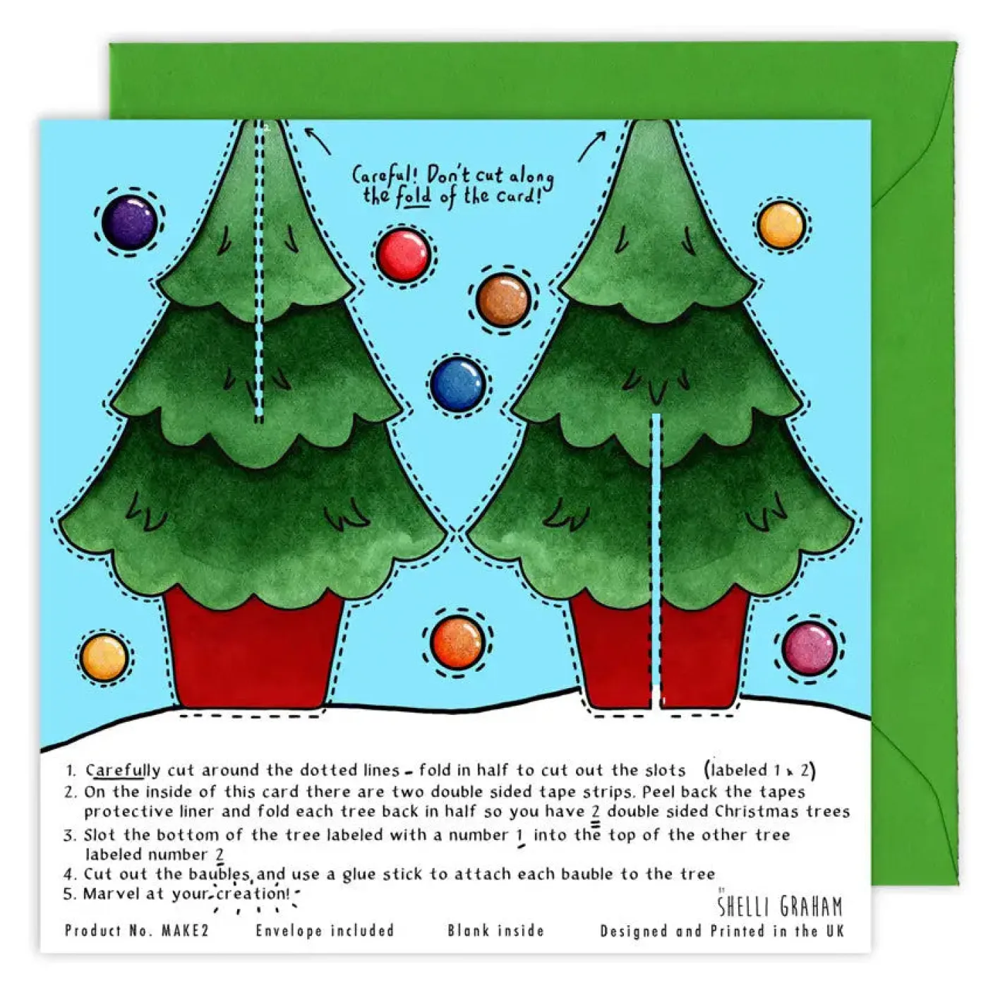 Make Your Own Christmas Tree Card