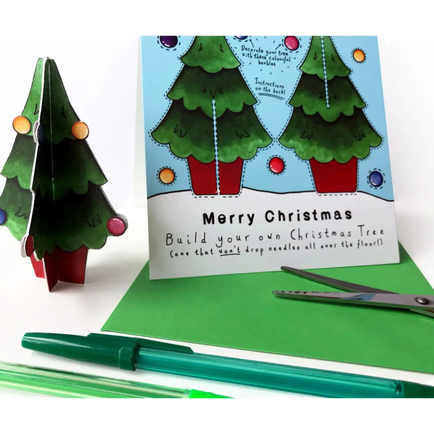 Make Your Own Christmas Tree Card