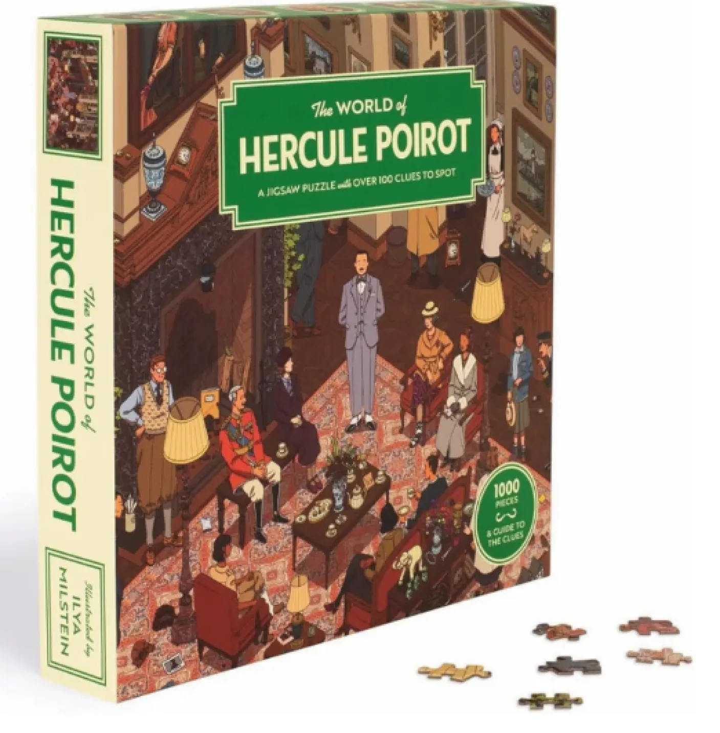 The World of Hercule Poirot 1000 Piece Jigsaw Puzzle