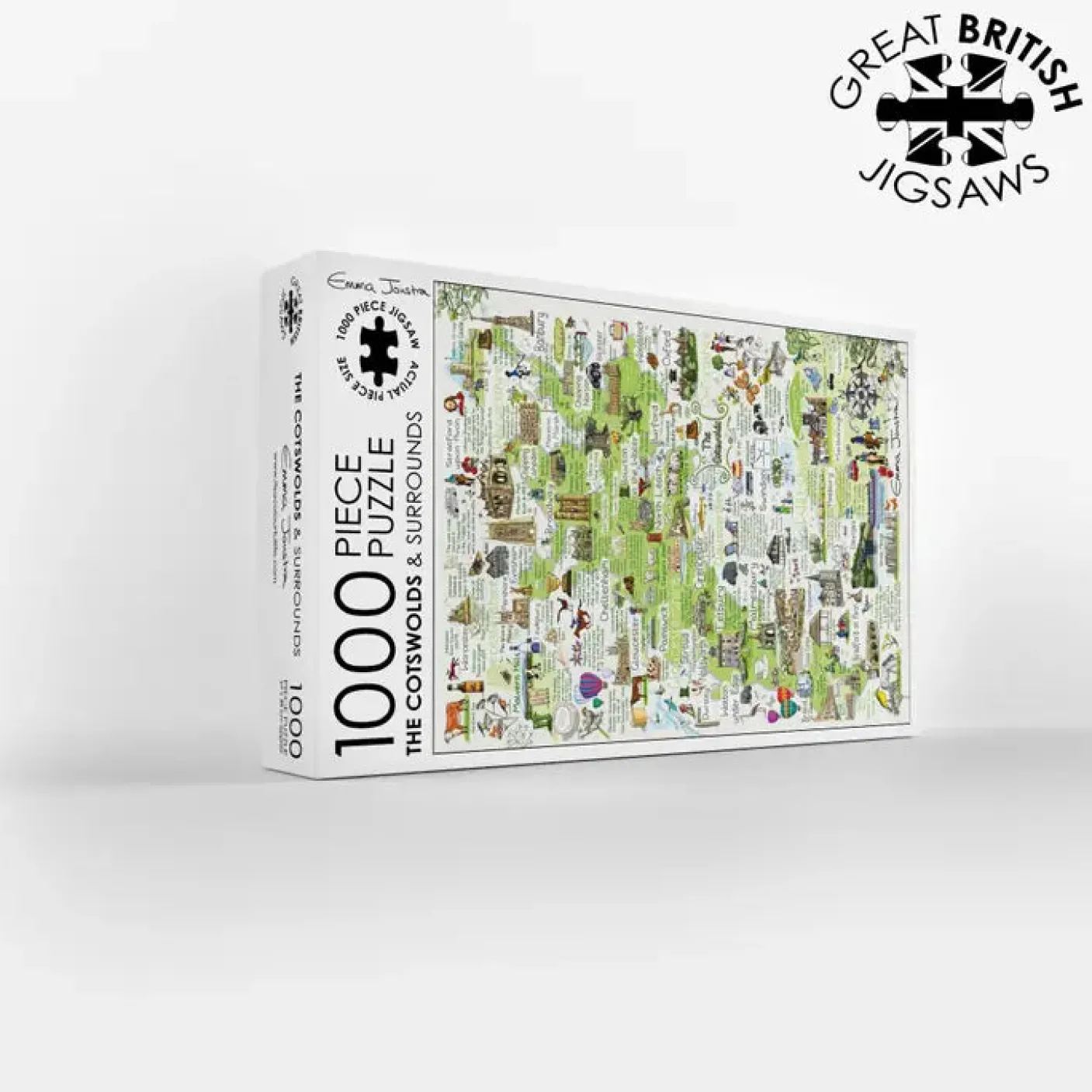 The Cotswolds & Surrounds 1000 Piece Jigsaw Puzzle