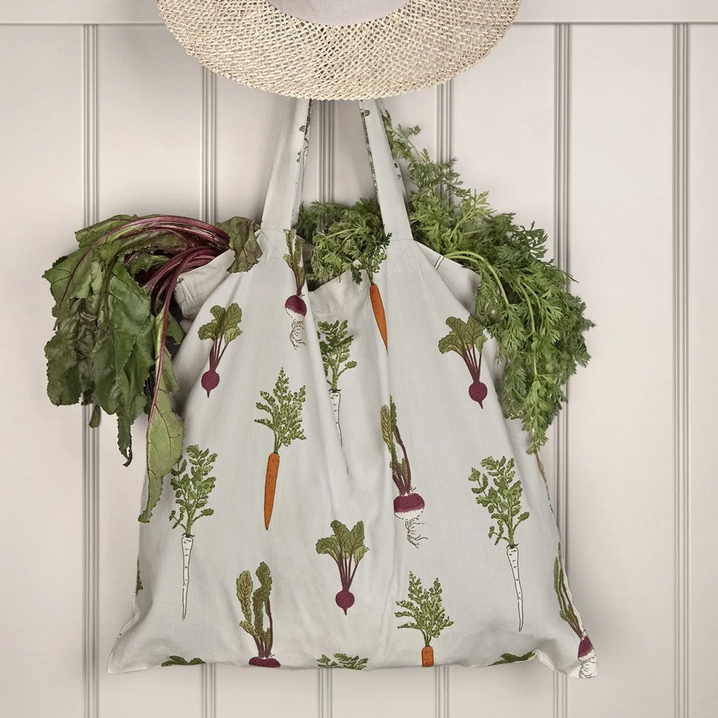 Home Grown Folding Shopping Bag