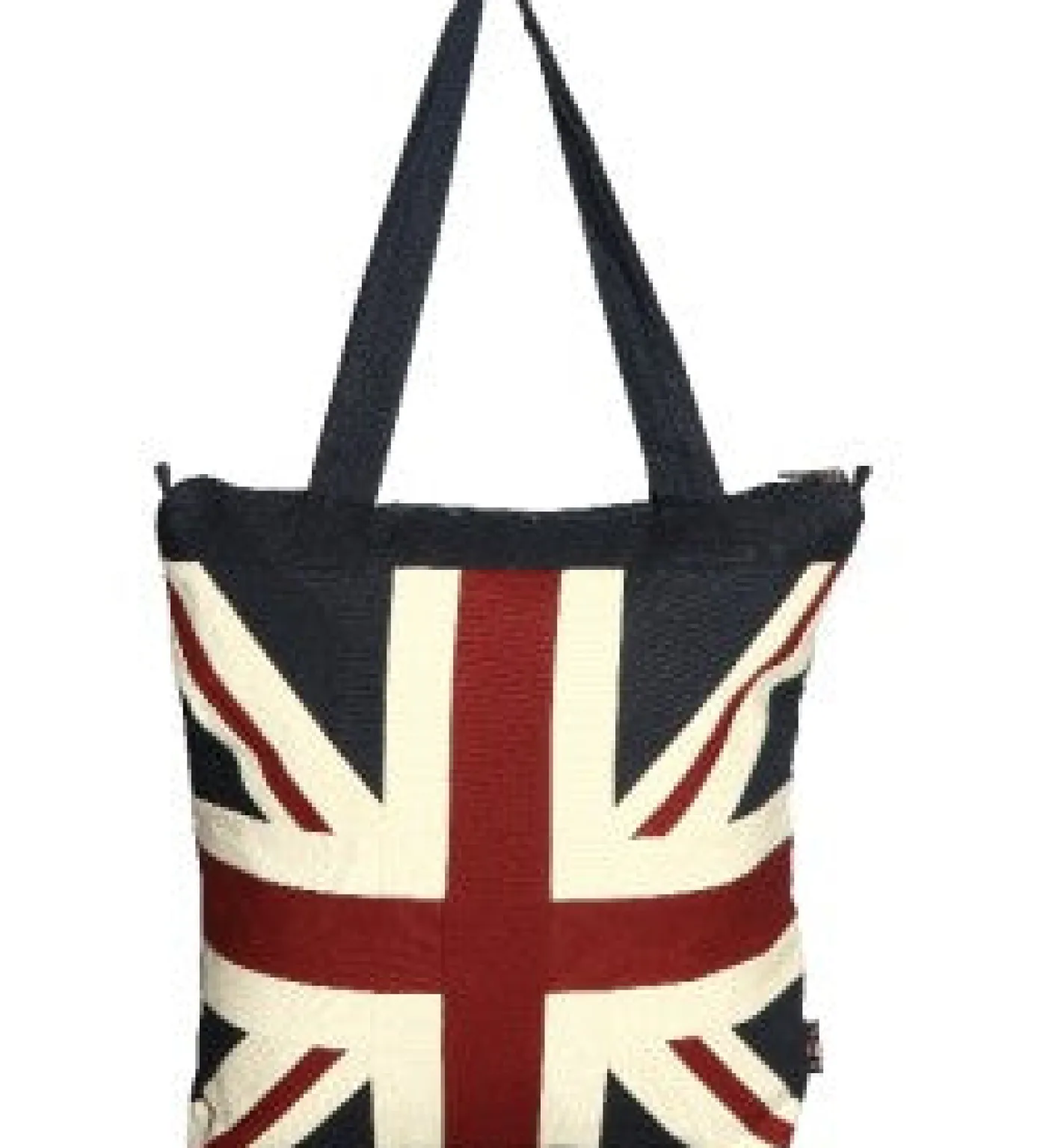 Union Jack Zipped Tote Bag
