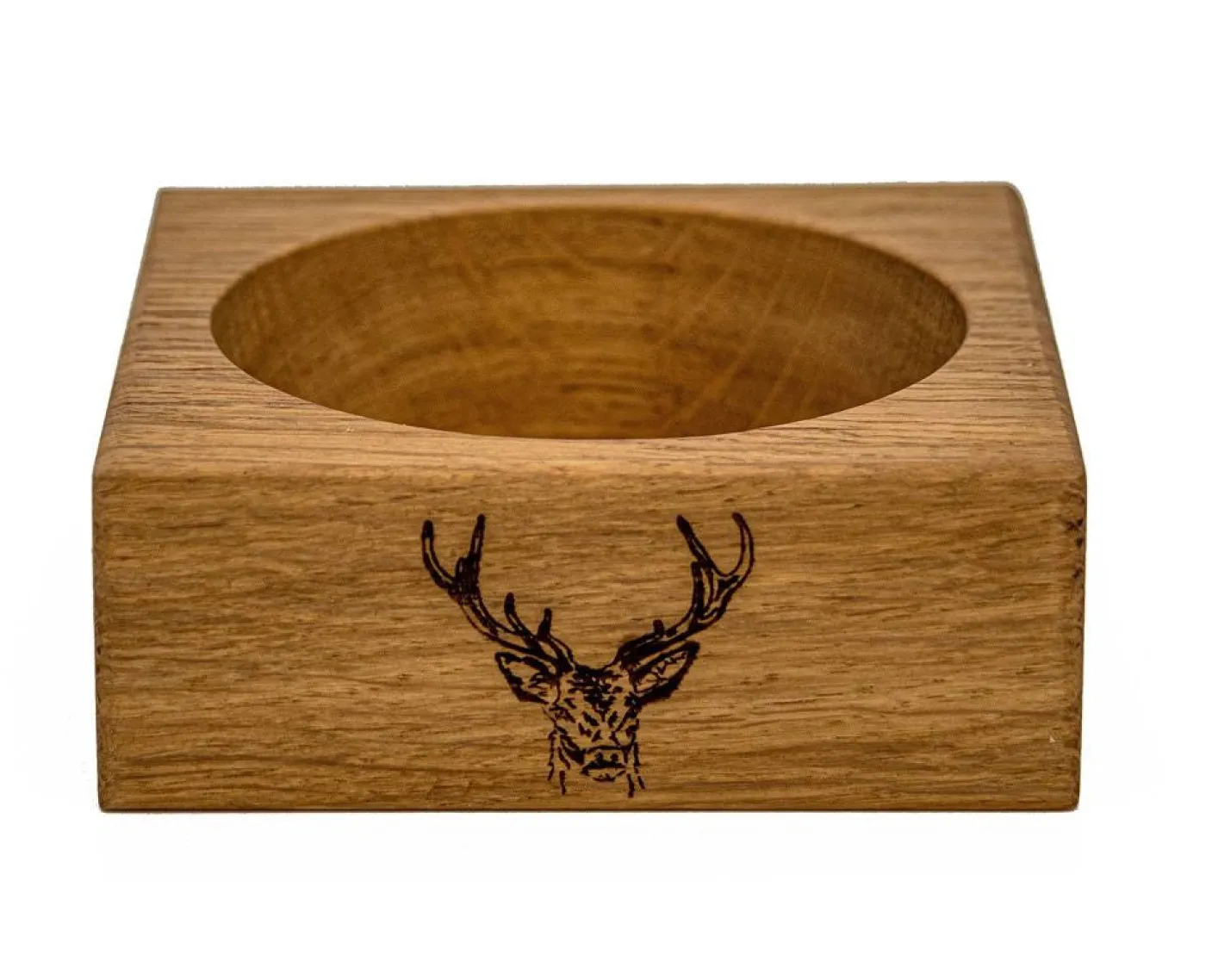 Stag Prince Oak Wine Bottle Coaster