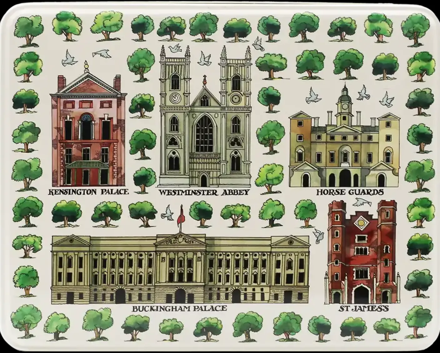 Royal London Deep Rectangular Tin