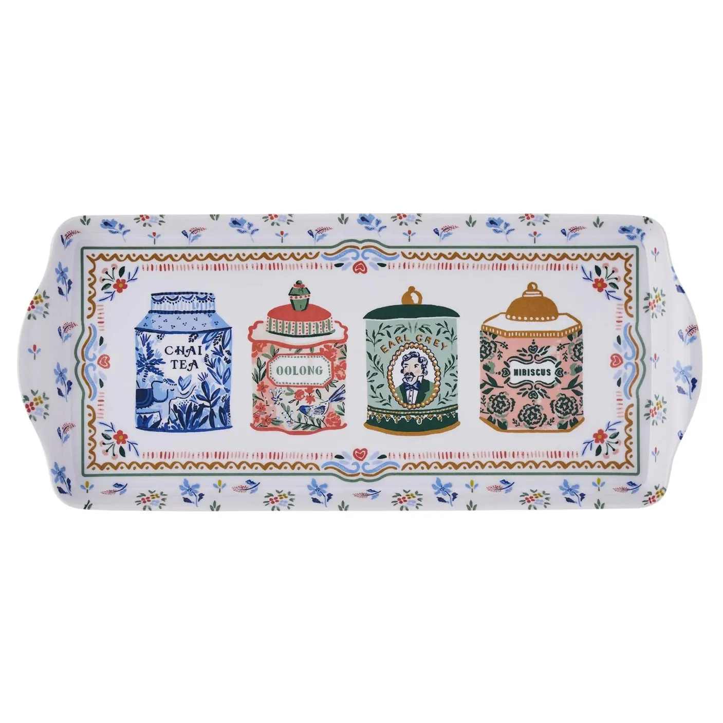 Tea Tins Sandwich Tray