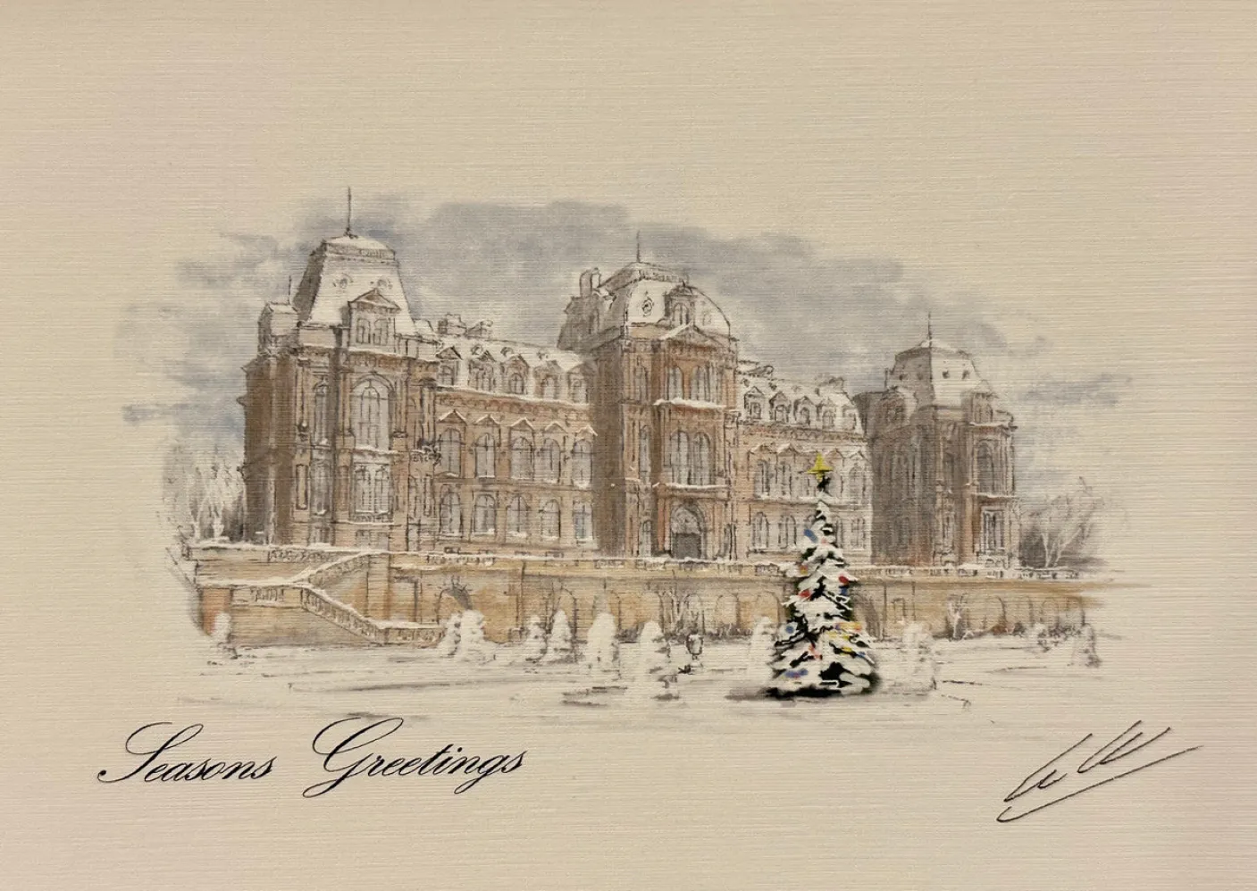 Bowes Museum Seasonal Greetings Card