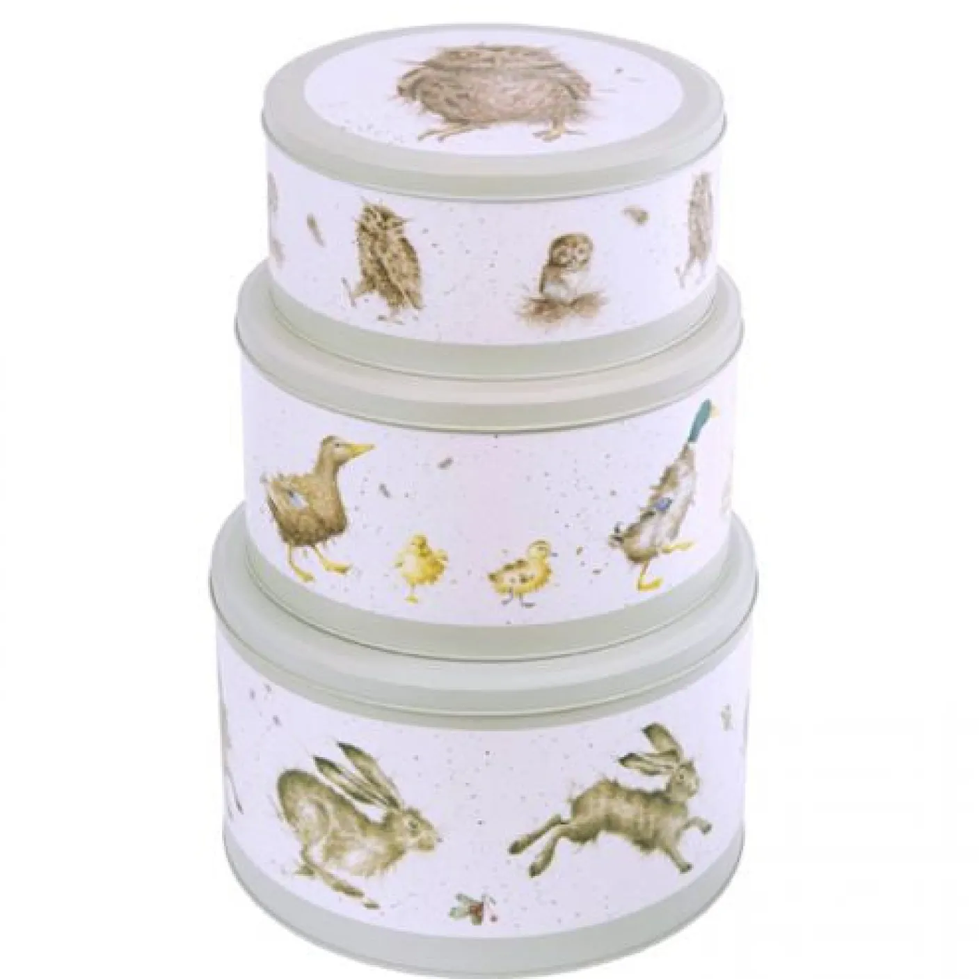 'The Country Set' Set of 3 Cake Tins