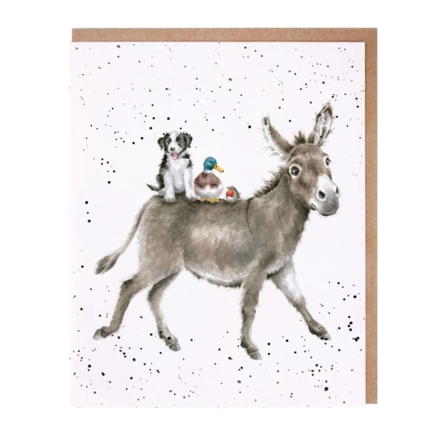 'Donkey Ride' Greetings Card