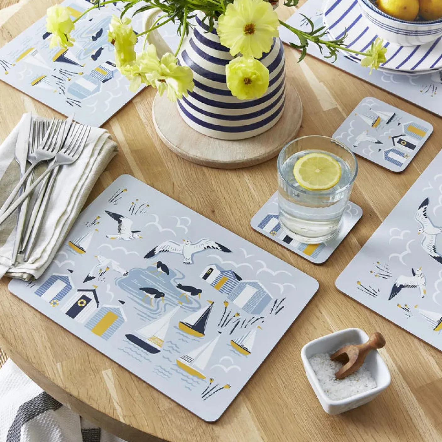 Seashore Set of 4 Placemats