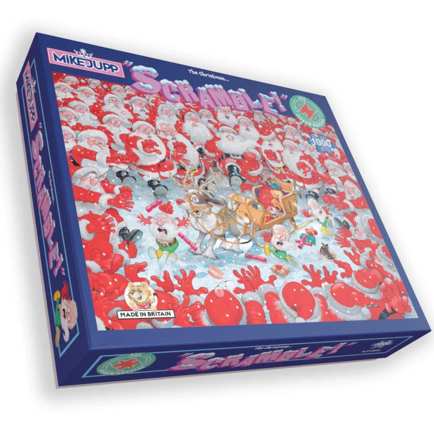 The Christmas Scramble 1000 Piece Jigsaw Puzzle