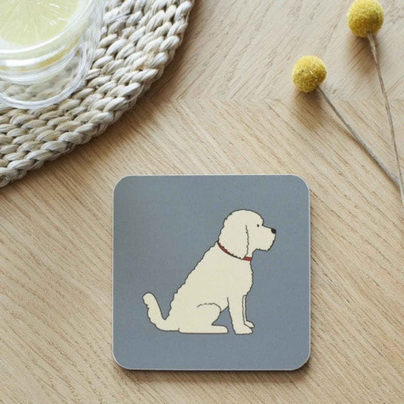 Mischievous Mutts Coaster
