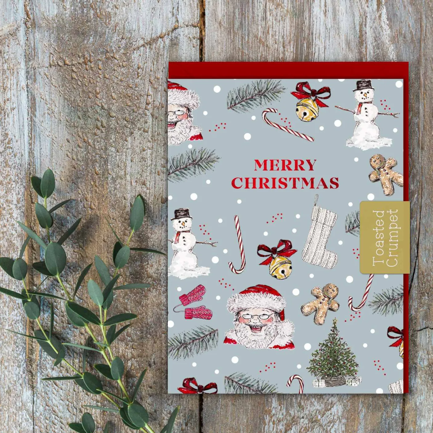 Merry Christmas Small Greetings Card
