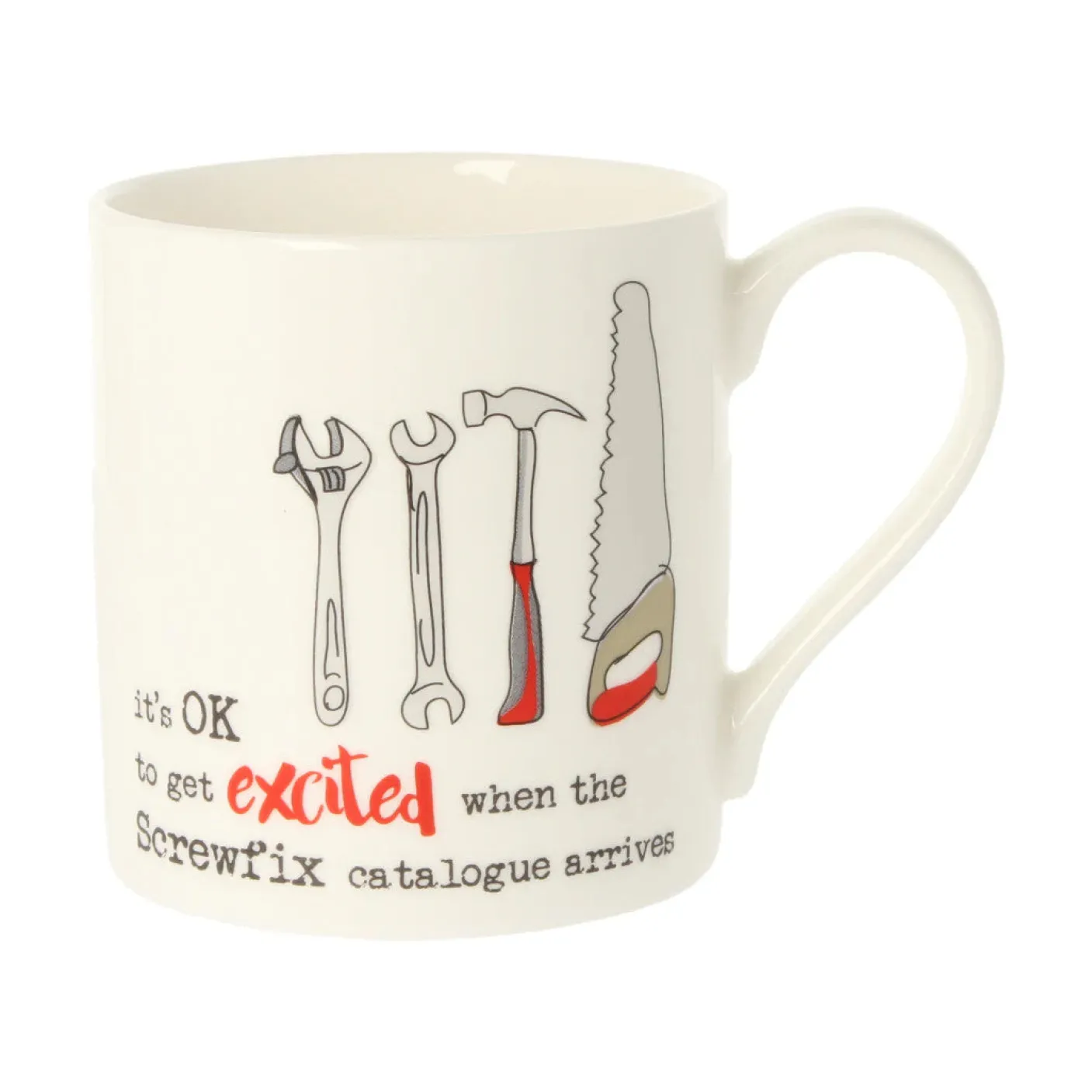 Screwfix Bone China Mug