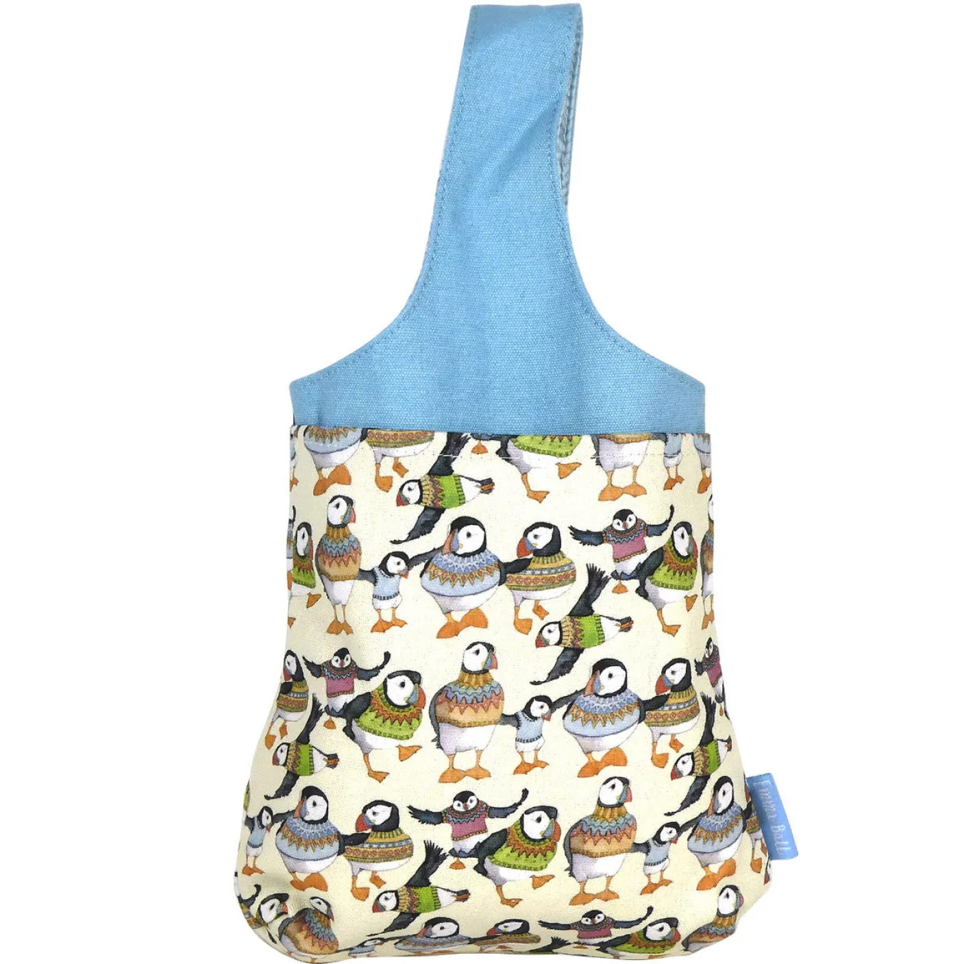 Woolly Puffins Small Wrist Bag