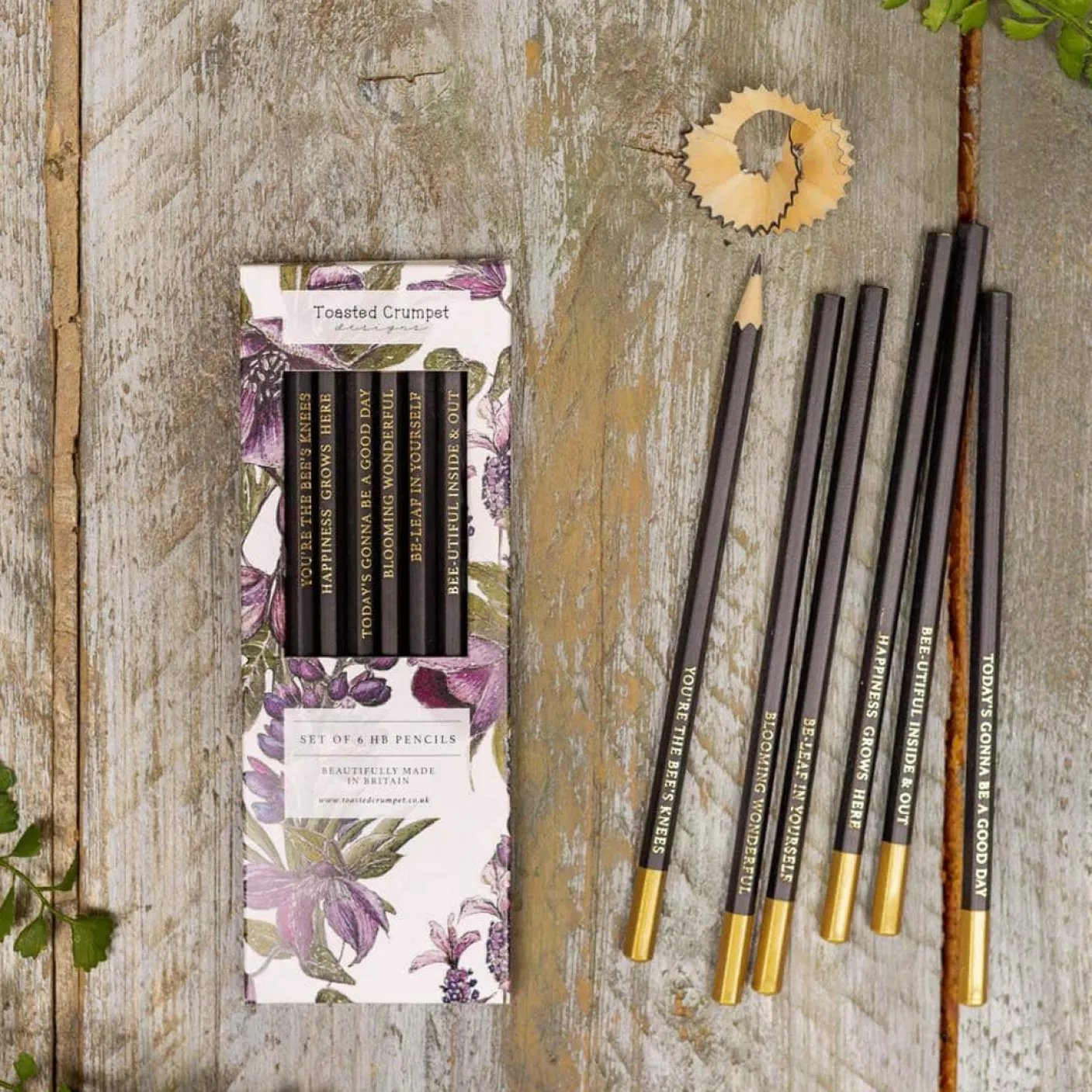 Mulberry Set of 6 Pencils