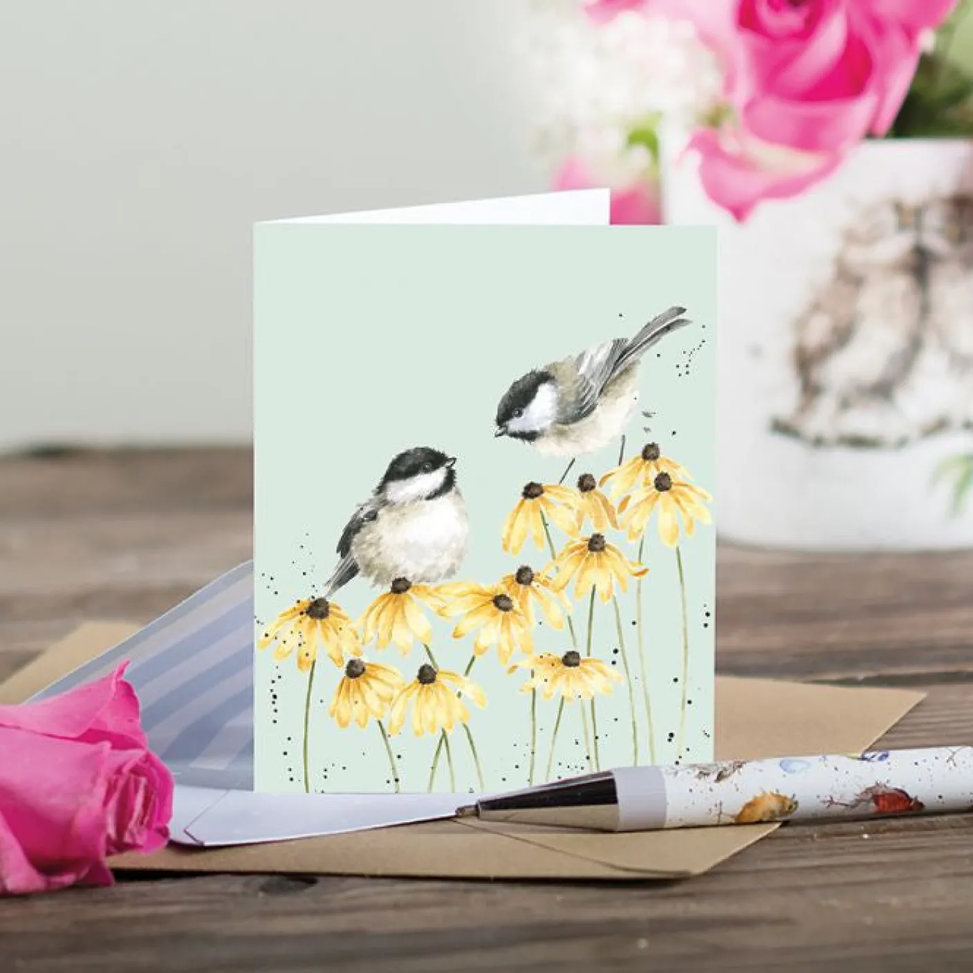 Chickadees Gift Enclosure Card