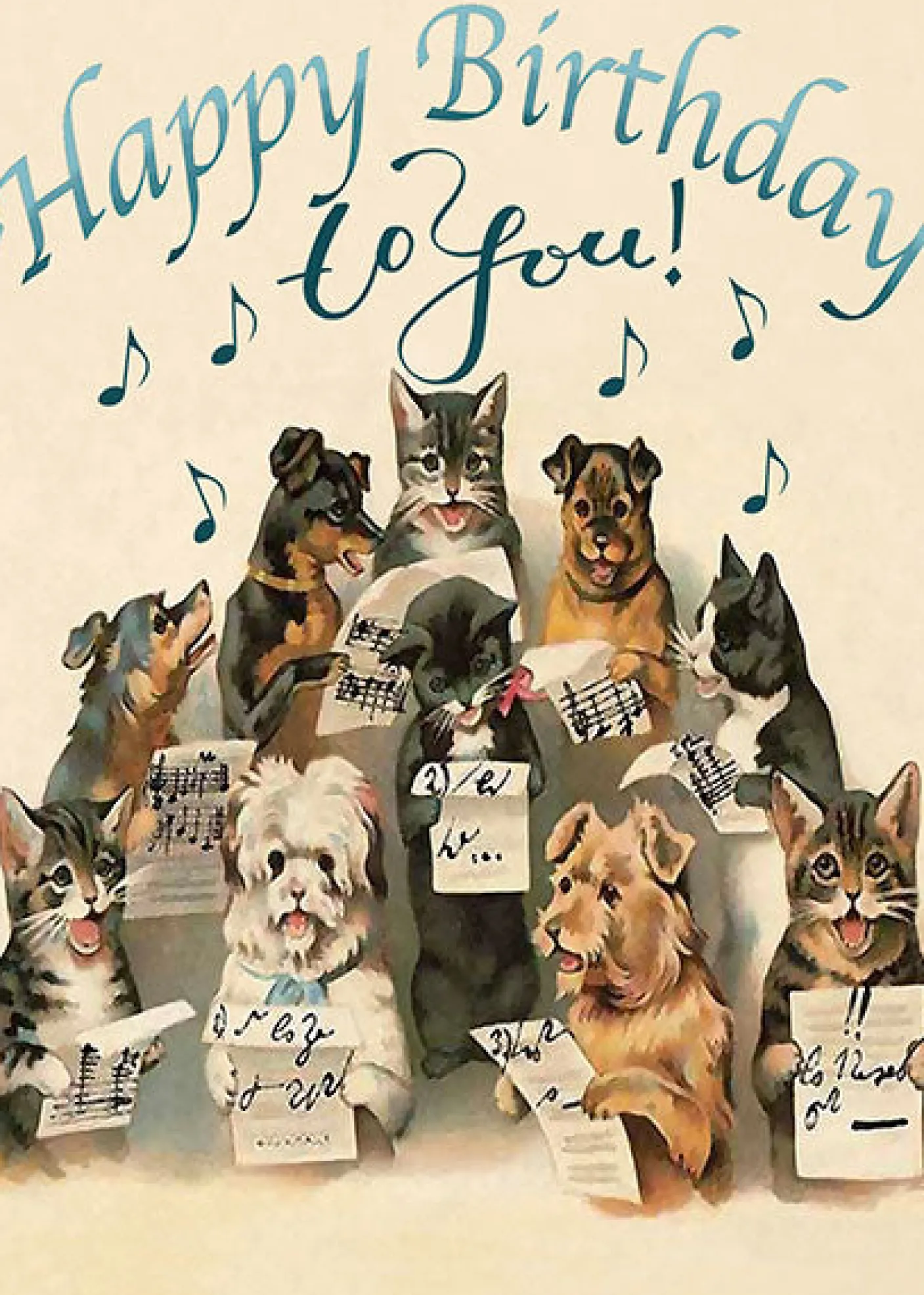 . . . And We All Sing Together! Birthday Card