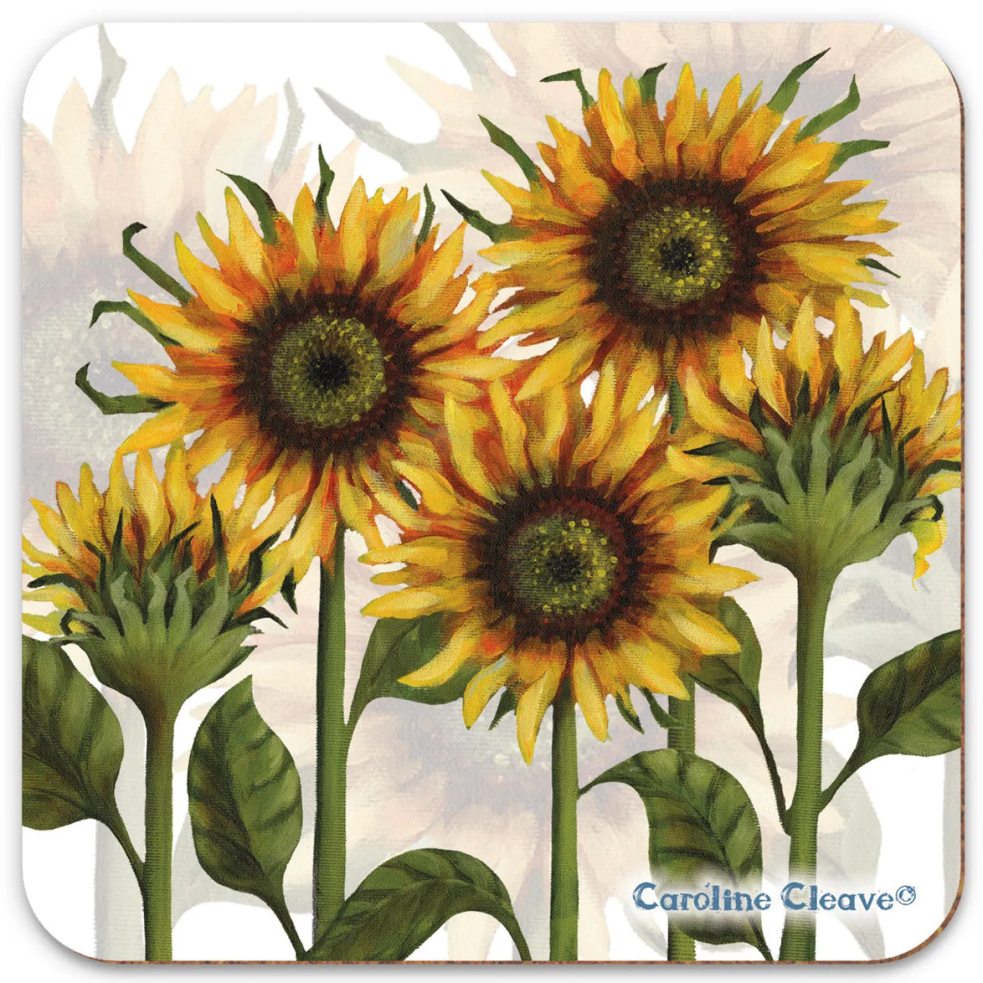 Sunflower Coaster