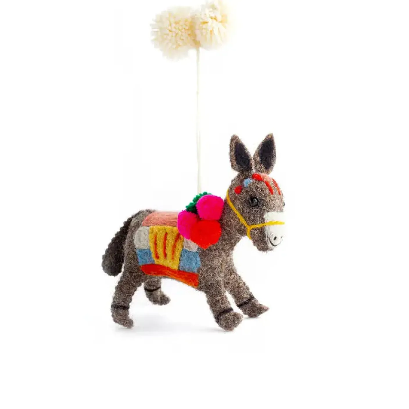 Donkey Felt Christmas Decoration