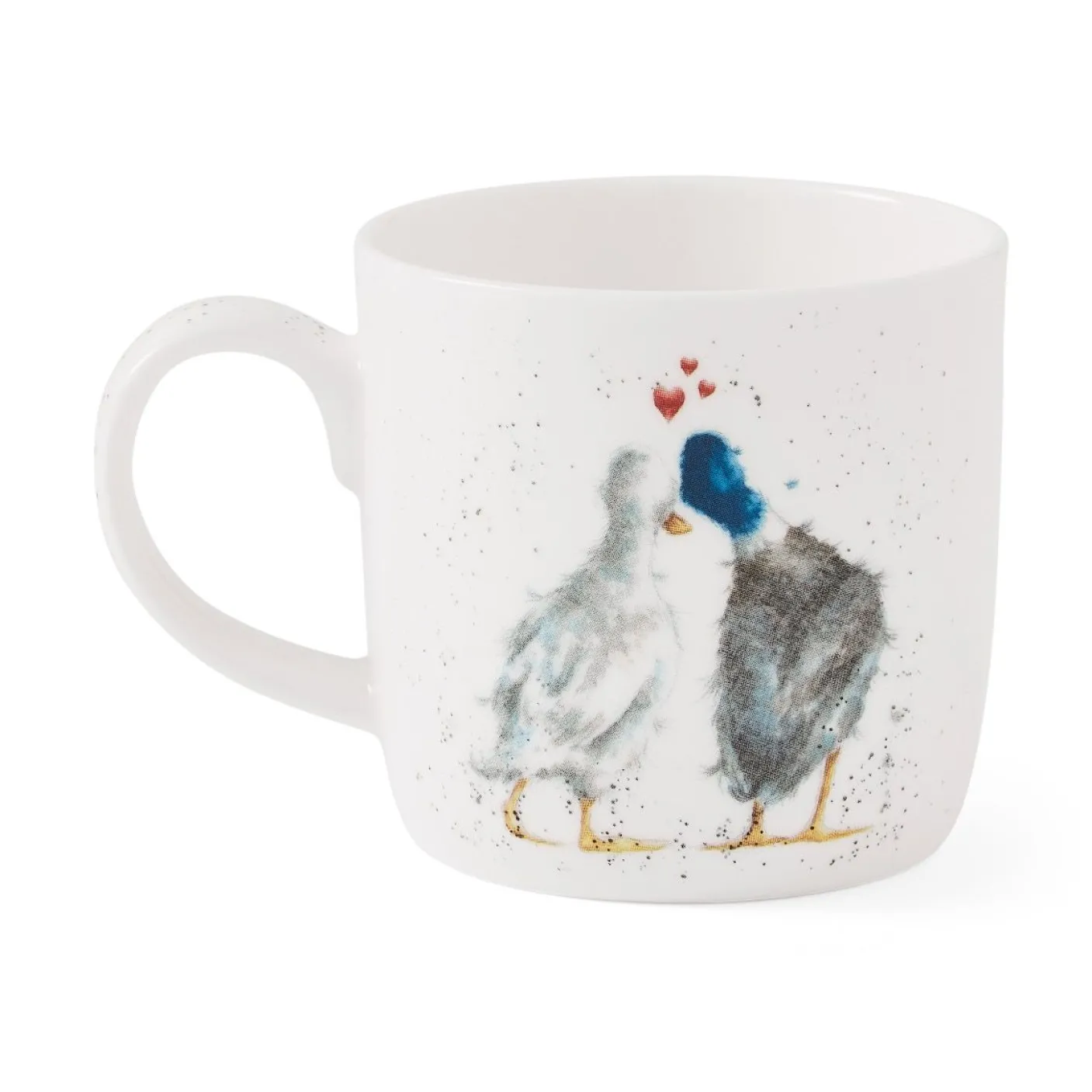 'Duck Love' Duck Small Bone China Mug (11oz)