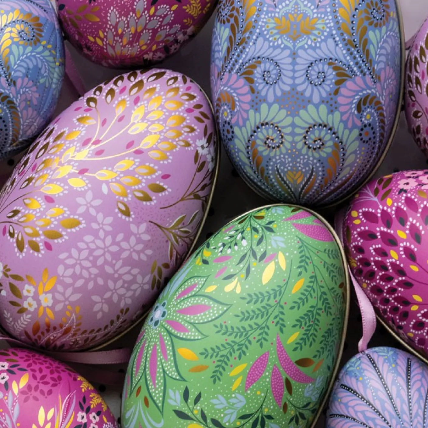 Sara Miller Medium Tin Easter Eggs