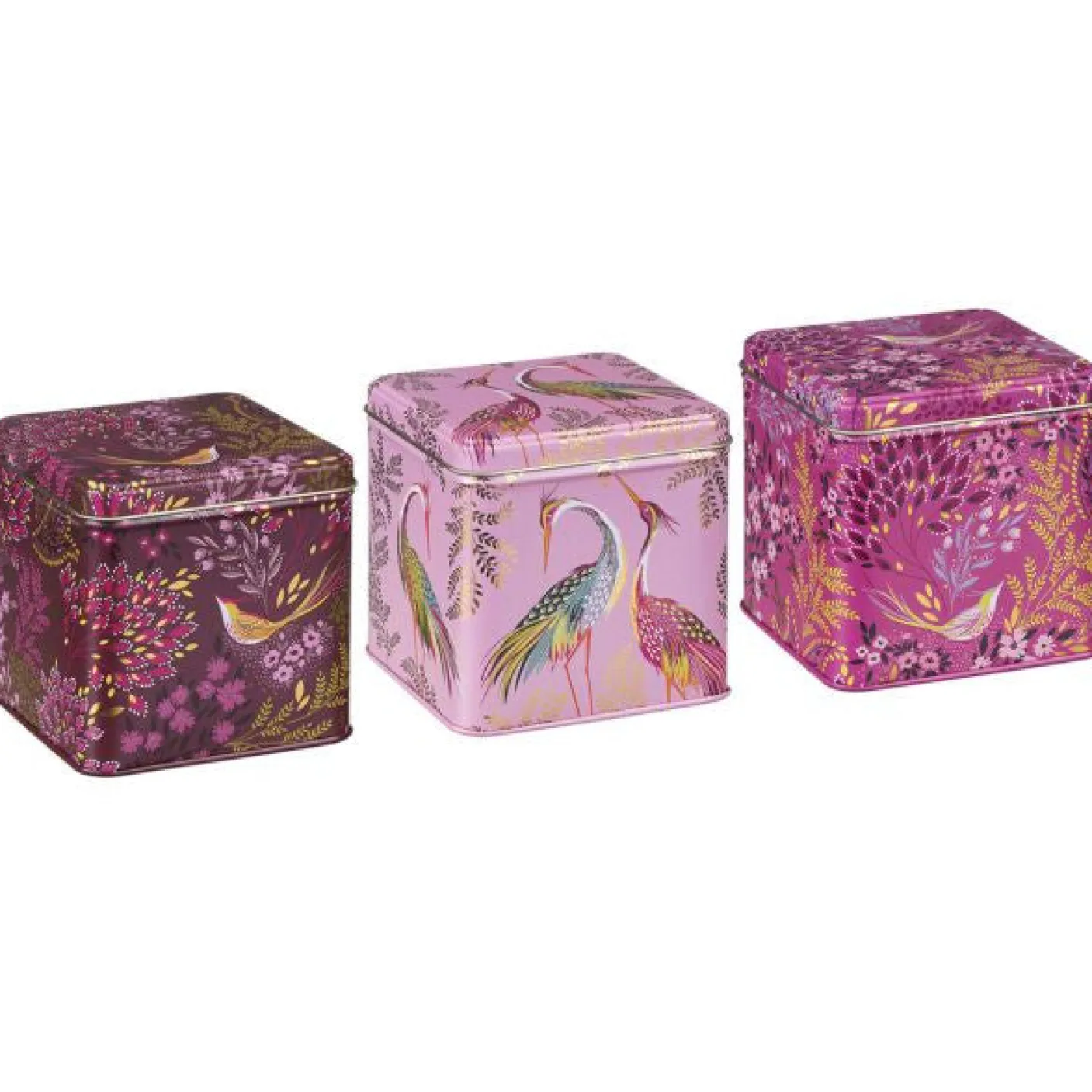 Haveli Garden Set of 3 Square Caddies