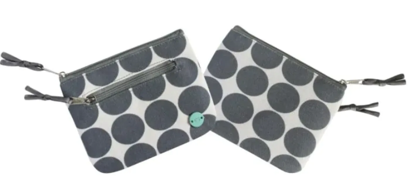 Grey Spot Emily Purse