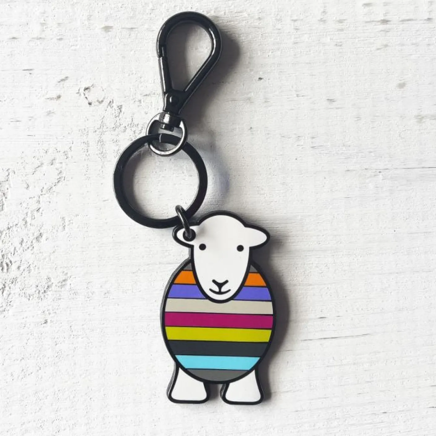 Herdy Yan Enamel Stripe Key Chain